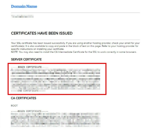 SERVER CERTIFICATE