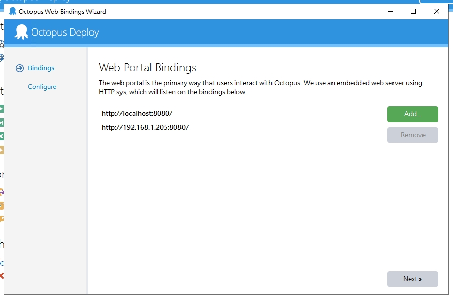 Web Portal Bindings